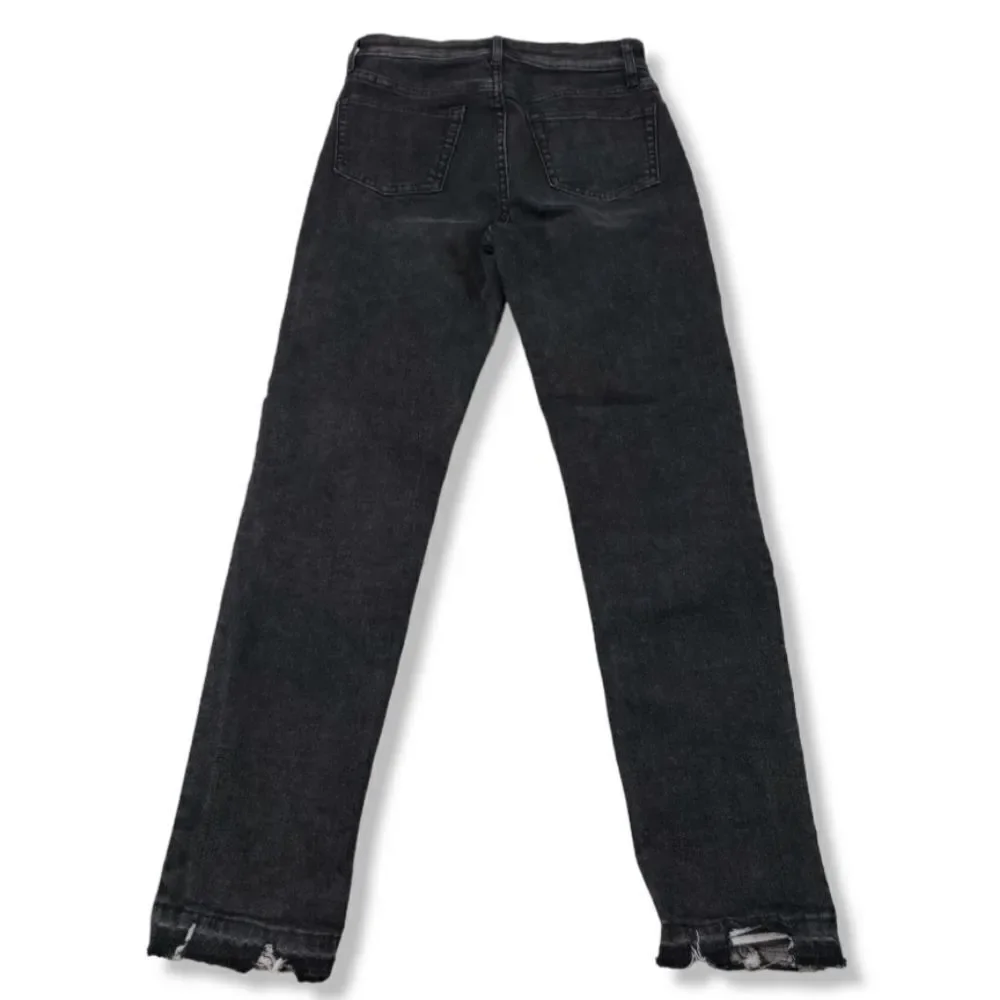 Gap Jeans Size 14 Girls Gap Denim Sky High Skinny Ankle Jeans Raw Hem Stretch